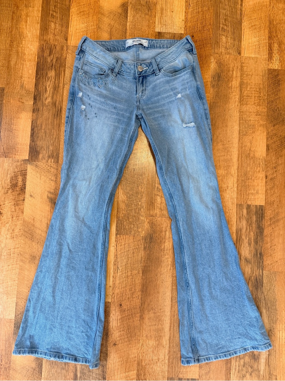 Never Worn Hollister Light Blue Flare Jeans